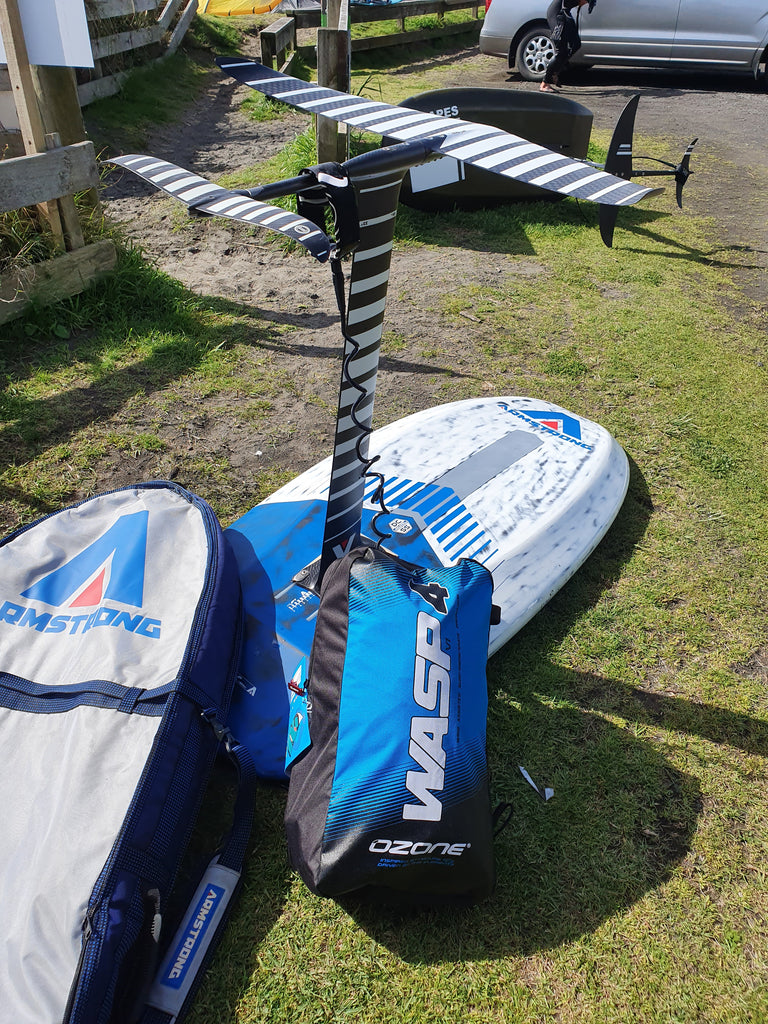 Loving my new Armstrong 5'11" SUP and Wing board.