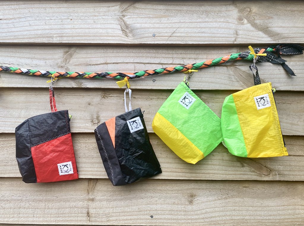 Pocket Rocket Zip Pouch Kite Kete Gift Bag